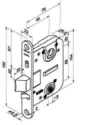 LUKUKORPUS ABLOY 4260